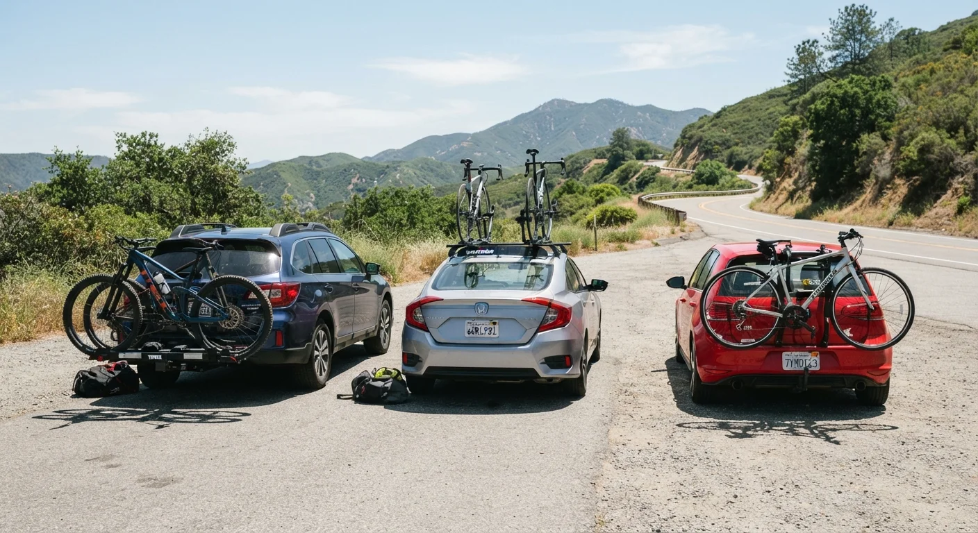 Bike Racks for Road Trips: Hitch, Roof, and Trunk Mount Compared