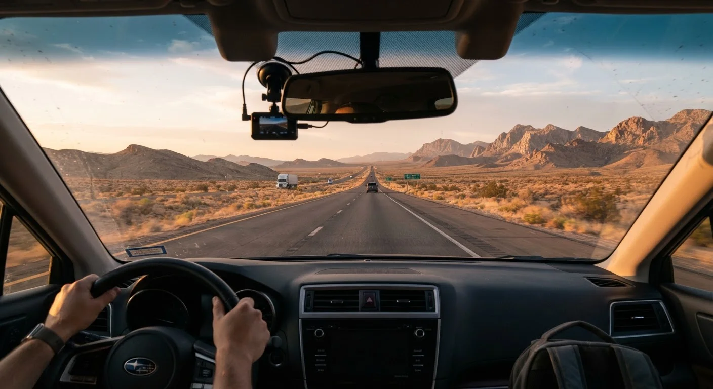 Dash Cams on Road Trips: What They Record, What They Don't, and Why It Matters