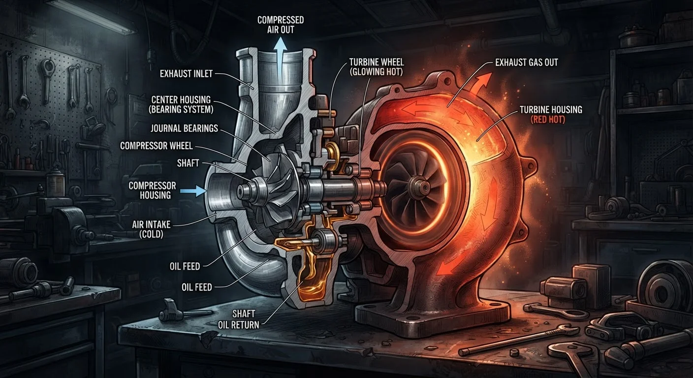 How a Turbocharger Works and Why Heat Is Its Biggest Enemy