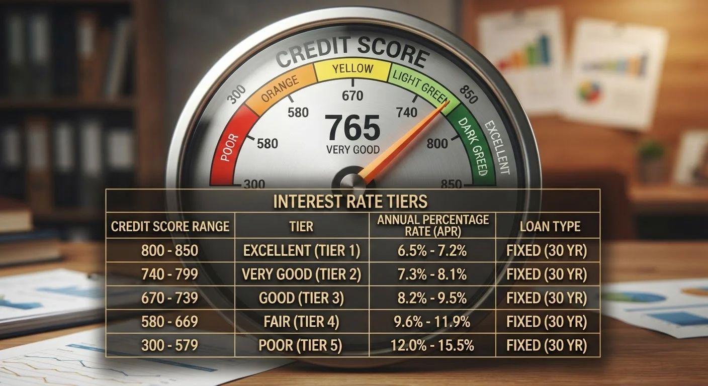 How Credit Score Tiers Translate Into Rate Ranges on Auto Loans