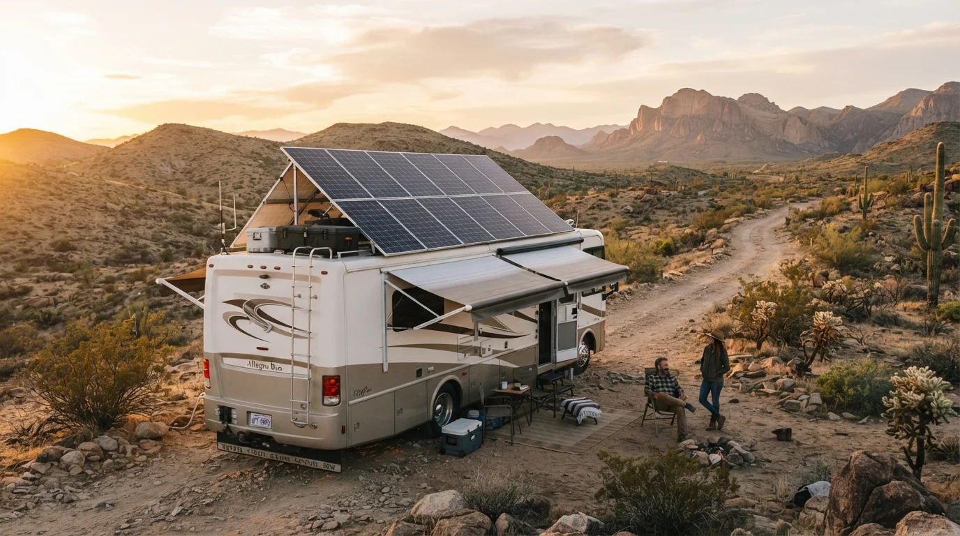 Living Off-Grid in an RV: Solar, Water, and Waste Management Explained