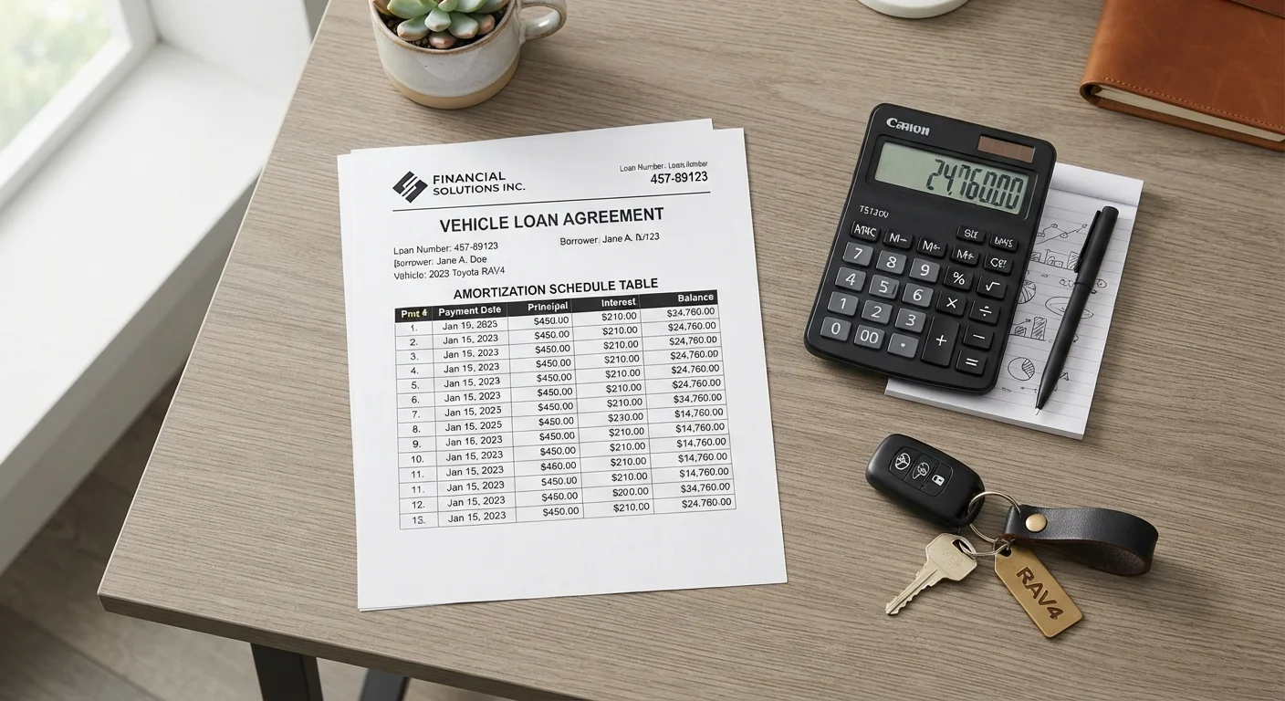 Loan Amortization Explained for Vehicle Buyers