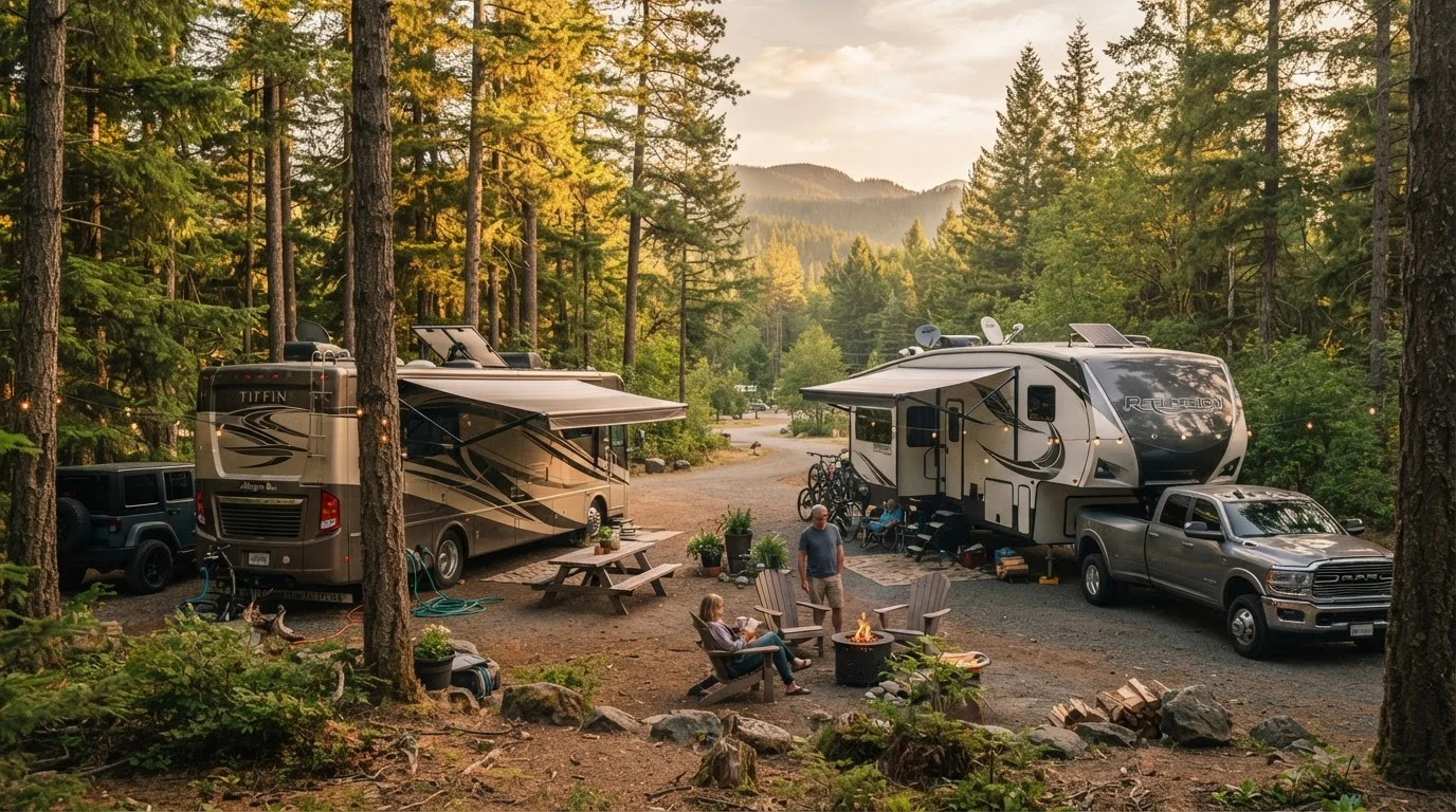 Motorhome vs. Fifth Wheel: Which Setup Suits Full-Time Living Better?
