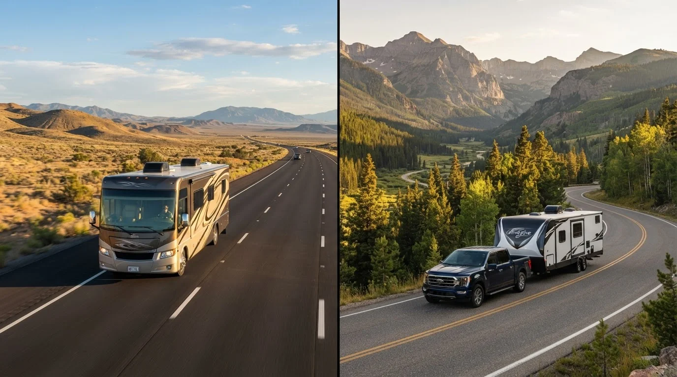 Motorhome vs. Towable: Which RV Format Suits Your Travel Style?