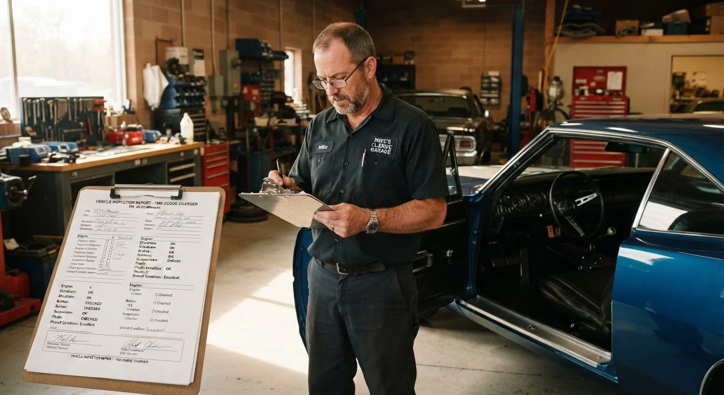Reading a Pre-Purchase Inspection Report on a Classic Car