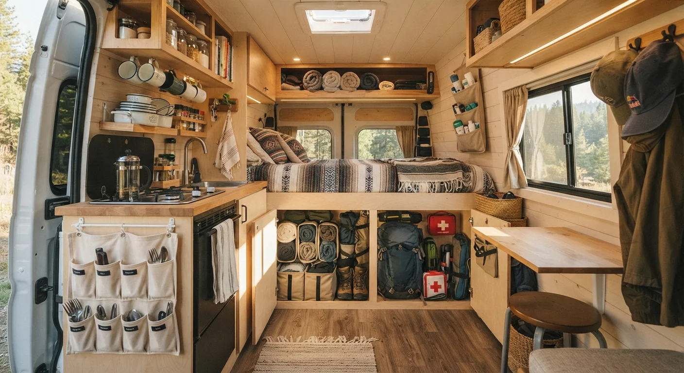 Small-Space Storage in an RV: Principles That Actually Work