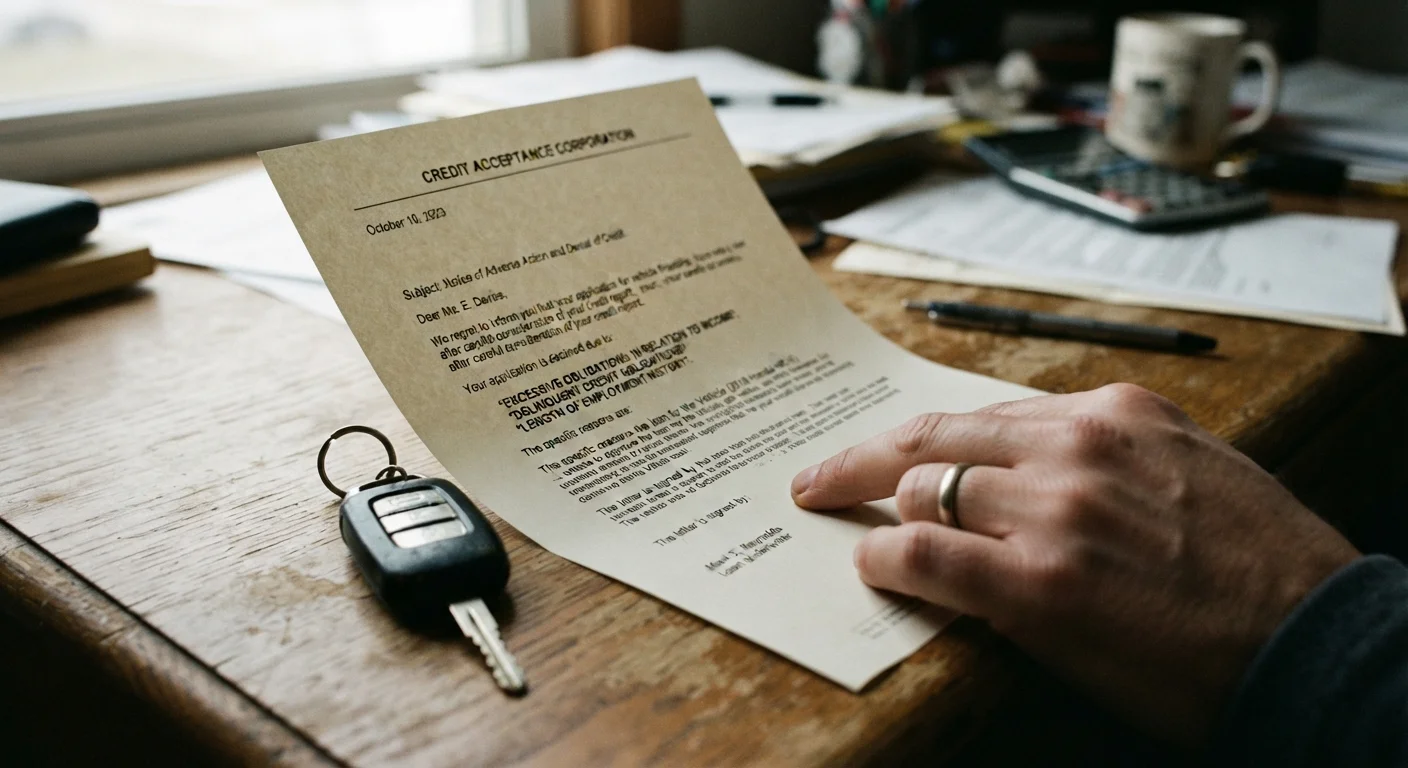What a Loan Decline Letter Is Really Telling You